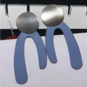Blue/Silver Earrings
